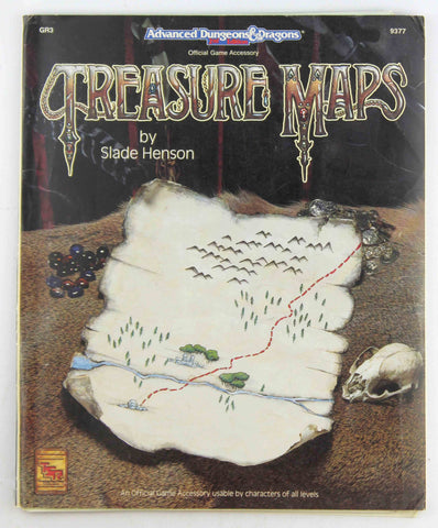 AD&D 2e Treasure Maps Rub, by Slade Henson  