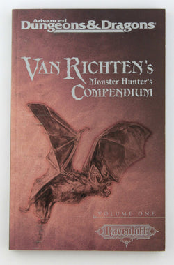 AD&D 2e Van Richten's Monster Hunter's Compendium Volume One VG, by Findley  