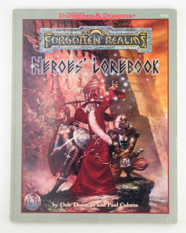 Heroes' Lorebook (Advanced Dungeons & Dragons: Forgotten Realms), by Donovan, Dale  