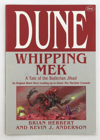 Dune: Whipping Mek- A Tale of the Butlerian Jihad, by Brian Herbert,Kevin J. Anderson Signed 