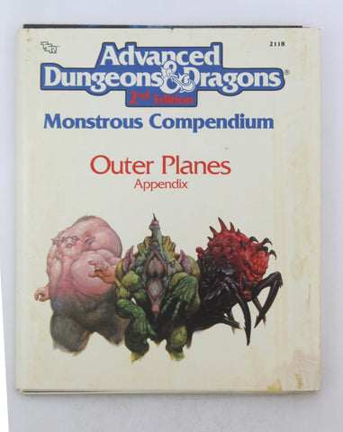 AD&D 2e Outer Planes Appendix Monstrous Compendium, by Various  
