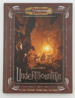 Expedition to Undermountain (Dungeons & Dragons d20 3.5 Fantasy Roleplaying, Adventure), by Reynolds, Sean K.,Lindsay, Christopher,Greenwood, Ed,Boyd, Eric L.  