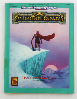 AD&D 2e The Great Glacier VG w/Map, by Rick Swan  