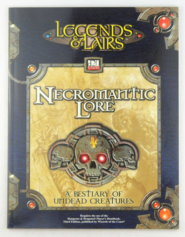 d20 RPG Necromantic Lore Legends & Lairs, by Various  