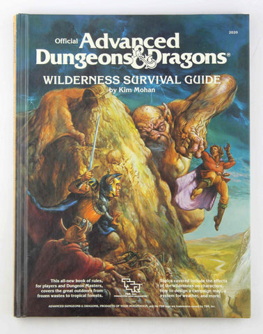 Official Advanced Dungeons and Dragons: Wilderness Survival Guide, by Kim Mohan  