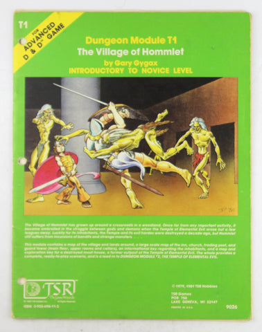 AD&D T1 The Village of Hommlet Complete, by Gygax  