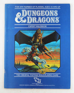 D&D Expert Rulebook VG, by Gygax, Arneson, Mentzer  