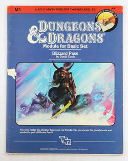 Blizzard Pass (Dungeons & Dragons Module M1), by Cook, David  