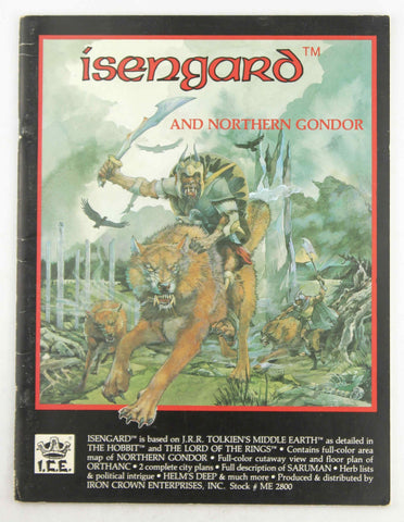 Isengard and Northern Gondor (Middle Earth Role Playing/MERP Book + Full Color Regional Map), by Christian Gehman  