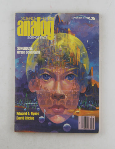Analong Magazine September 1979 Songhouse, by Orson Scott Card, et al Signed 