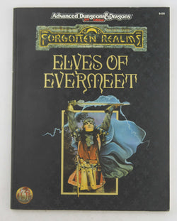 AD&D 2e Elves of Evermeet Forgotten Realms VG+, by Pryor  