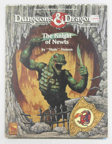 D&D The Knight of Newts Complete Unpunched VG, by Slade  