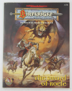 AD&D The Sword of Roele Birthright VG++, by Various  