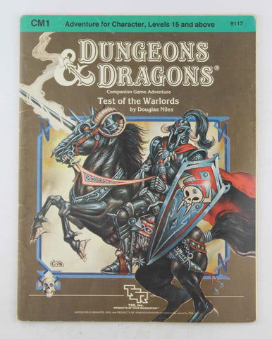 Test of the Warlords (Dungeons & Dragons Module CM1), by Niles, Douglas  