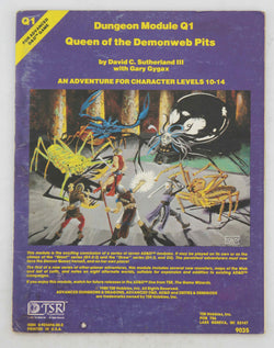 AD&D Q1 Queen of the Demonweb Pits G+, by Sutherland, Gygax  