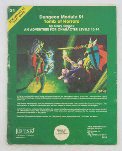 Tomb of Horrors (Advanced Dungeons & Dragons Module S1), by Gary Gygax  