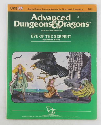 AD&D UK5 Eye of the Serpent VG, by Morris  