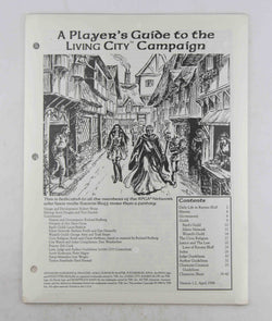 SW A Player's Guide to the Living City Campaign TSR AD&D Forgotten Realms, by Wiese, et al  