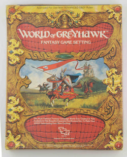 AD&D World of Greyhawk Campaign Setting Box Set, by Gary Gygax  