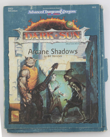 AD&D Dark Sun Arcane Shadows G+, by Slavicsek  