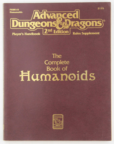 Advanced Dungeons & Dragons: The Complete Book of Humanoids by Bill Slavicsek (May 18,1993), by   