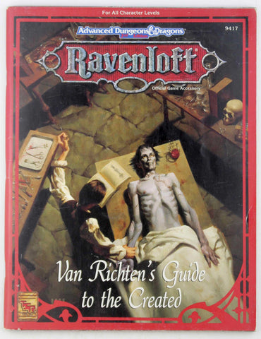 Van Richten's Guide to the Created, by Woodruff  