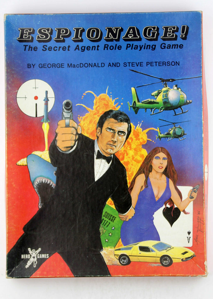 Espionage Secret Agent RPG, by George Macdonald, Steve Peterson – Chris ...