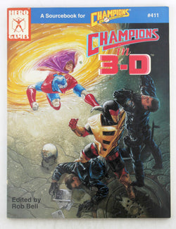 Champions in 3-D (Super Hero Role Playing, Stock No. 411), by   