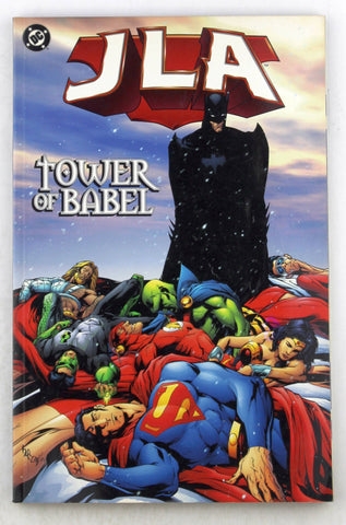 JLA Tower of Babel, by Johnson, Dan Curtis,Priest, Christopher,Ostrander, John,Porter, Howard,Waid, Mark  