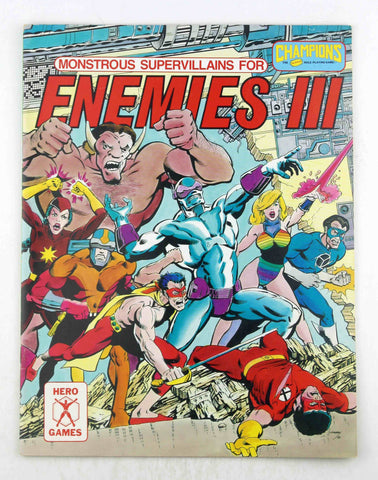Enemies III: Monstrous Supervillains for Champions, by Andrew Robinson  