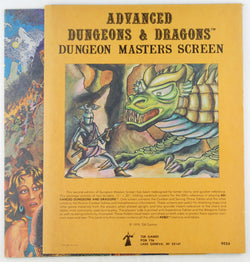 AD&D Dungeon Masters Screen 9024 VG, by In House  