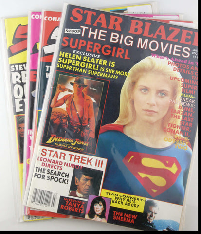 Star Blazer 4 Issues Jul Sept Nov 1984 and Jan 1985, by In House  