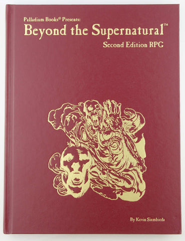 Beyond the Supernatural 2nd Ed RPG Special Edition, by Kevin Siembieda Signed 
