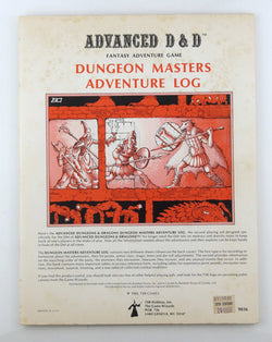 AD&D Dungeon Masters Adventure Log 9036, by In House  