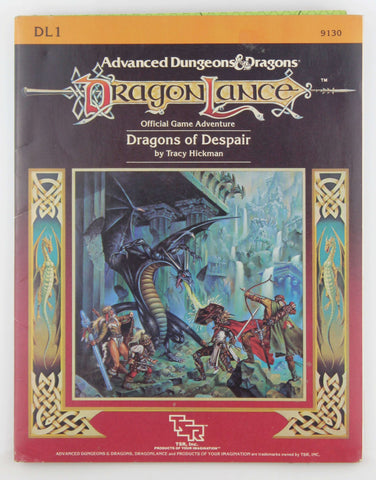AD&D DL1 Dragons of Despair Dragonlance VG, by Tracy Hickman  