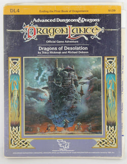 AD&D DL4 Dragons of Desolation G+, by Tracy Hickman, Michael Dobson  