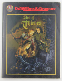 AD&D 2e Den of Thieves w/Map VG, by Nicholson  