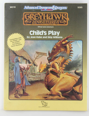 AD&D WG10 Child's Play, by Rabe, Williams  