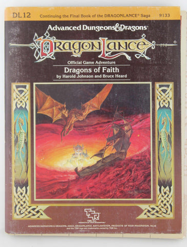 AD&D DL12 Dragons of Faith Dragonlance, by Harold Johnson, Bruce Heard  
