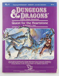 D&D XL1 Quest for the Heartstone VG, by Michael L Gray  