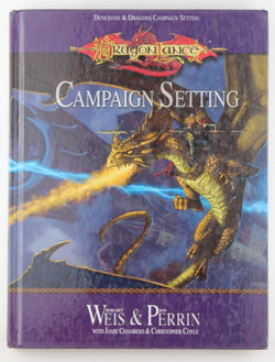 Dragonlance Campaign Setting (Dungeon & Dragons Roleplaying Game: Campaigns), by Jamie Chambers, Christopher Coyle  