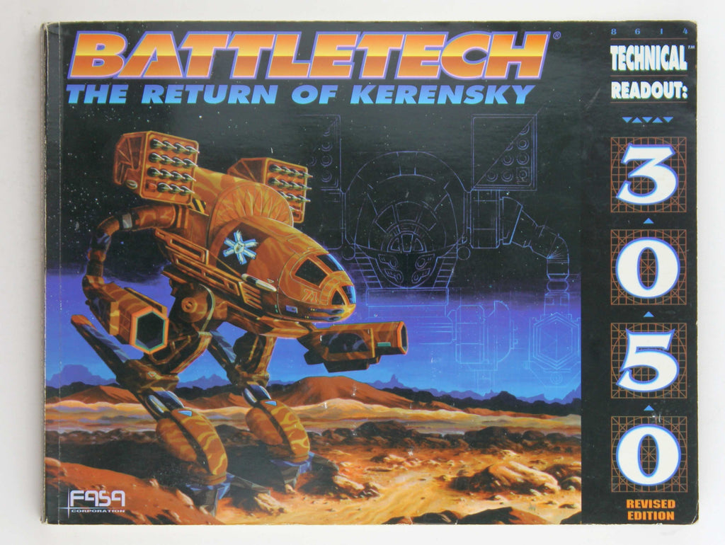 Battletech Technical Readout Battletech Technical Readout 3050, by In House – Chris Korczak, Bookseller