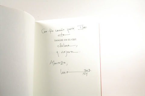 Sangre en el Ojo, by Meruane, Lina Signed 