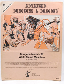 AD&D S2 Monochrome AD&D White Plume Mountain G+, by Lawrence Schick  
