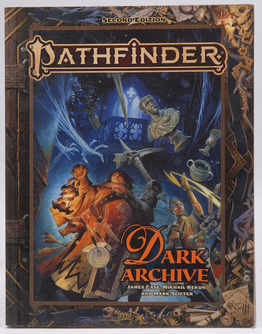 Dark Archive (Pathfinder), by Case, James,Rekun, Mikhail,Seifter, Mark,Bendele, Rigby,Bonner, Logan,Cascone, Dan,Catalan, Jessica,Chan, Banana,Hashimoto, Kay,H.H.S., Sen.,Hurley, Patrick,Kool, Avi  
