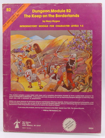 The Keep on the Borderlands (Dungeons & Dragons Module B2), by Gygax, Gary  