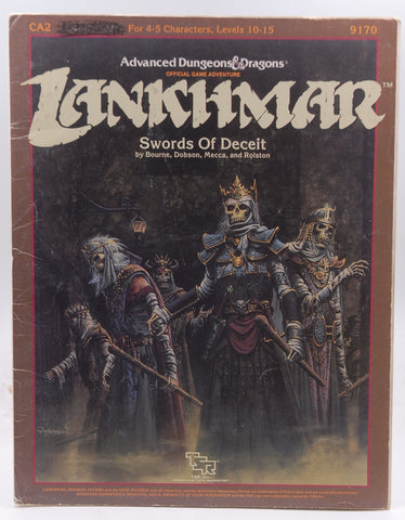 Swords of Deceit (Advanced Dungeons and Dragons/Lankhmar module CA2), by Tsr  