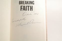 Breaking Faith: Featuring Nason Nichols, P.I., by Thomson, Maynard F. Signed First Edition