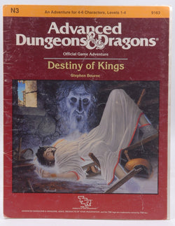 Destiny of Kings (Advanced Dungeons & Dragons Adventure, No. N3), by Bourne, Stephen  