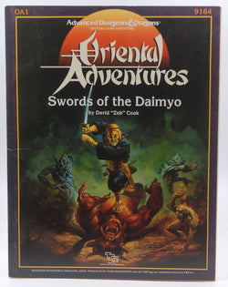 Swords of the Daimyo AD&D Oriental Adventures OA 1, by David Cook  